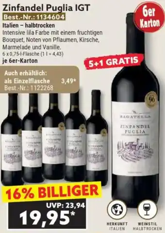 Norma Zinfandel Puglia IGT Angebot