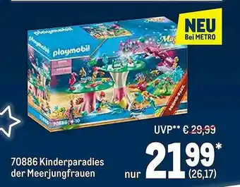 METRO Playmobil 70886 Kinderparadies Der Meerjungfrauen Angebot