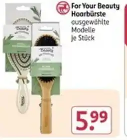 Rossmann For Your Beauty Hoorbürste Angebot