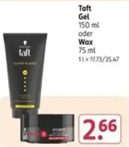 Rossmann Taft Gel Wax oder Angebot