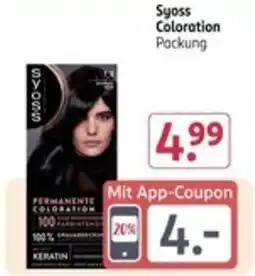 Rossmann Syoss Coloration Angebot