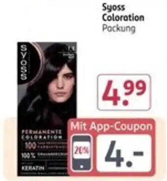 Rossmann Syoss Coloration Angebot