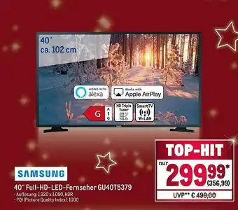 METRO Samsung 40 Angebot