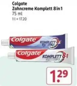 Rossmann Colgate Zahncreme Komplett 8in1 Angebot