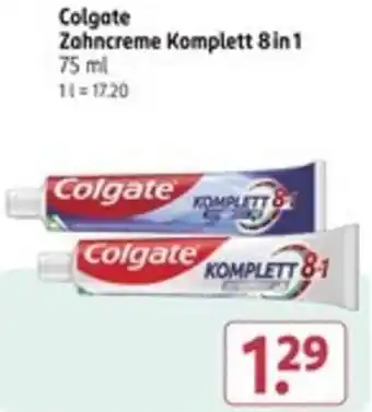 Rossmann Colgate Zahncreme Komplett 8in1 Angebot