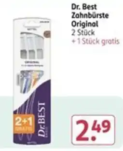 Rossmann Dr. Best Zahnbürste Original Angebot