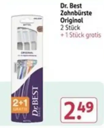 Rossmann Dr. Best Zahnbürste Original Angebot