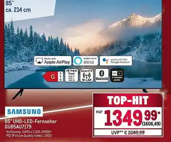 METRO Samsung 85 Angebot