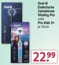 Rossmann Oral-B Elektrische Zahnbürste Vitality Pro oder Pro Kids 3+ Angebot