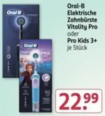 Rossmann Oral-B Elektrische Zahnbürste Vitality Pro oder Pro Kids 3+ Angebot