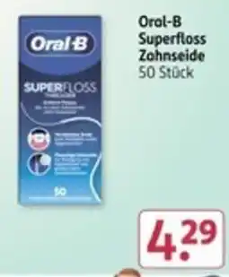 Rossmann Oral-B Superfloss Zahnseide Angebot