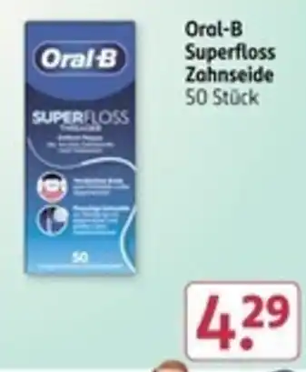 Rossmann Oral-B Superfloss Zahnseide Angebot