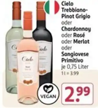 Rossmann Cielo Trebbiano- Pinot Grigio Angebot