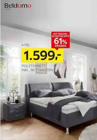 XXXLutz Beldomo polsterbett inkl. bettkasten Angebot