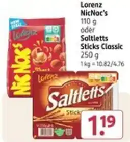 Rossmann Lorenz NicNac's oder Saltletts Sticks Classic Angebot
