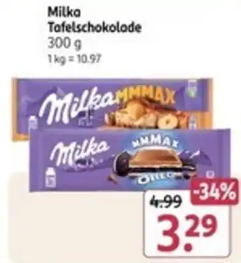 Rossmann Milka Tafelschokolade Angebot