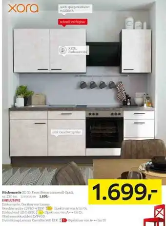 XXXLutz xora Küchenzeile Angebot