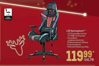 METRO Led Gamingstuhl Angebot