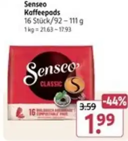 Rossmann Senseo Kaffeepads Angebot