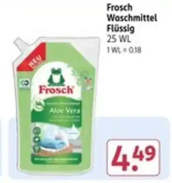 Rossmann Frosch Waschmittel Angebot