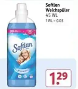 Rossmann Softlan Weichspüler Angebot