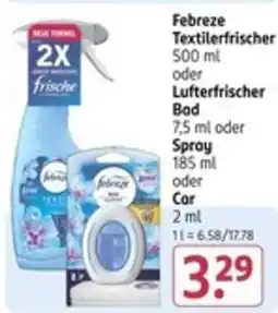 Rossmann Febreze Textilerfrischer Angebot