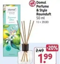 Rossmann Domol Perfume & Style Roumduft Angebot