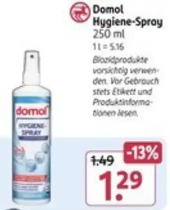 Rossmann Domol Hygiene-Spray Angebot