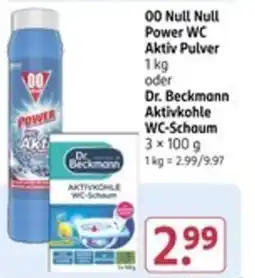 Rossmann 00 Null Null Power WC Aktiv Pulver Angebot