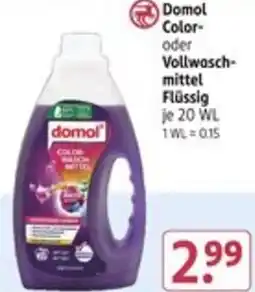 Rossmann Domol Color- oder Vollwaschmittel Angebot
