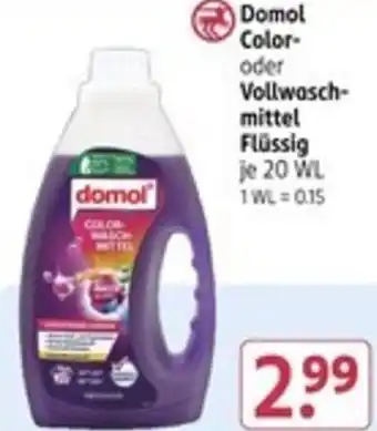 Rossmann Domol Color- oder Vollwaschmittel Angebot