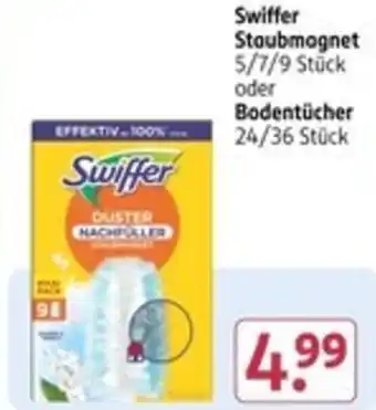 Rossmann Swiffer Staubmagnet o. Bodentücher Angebot