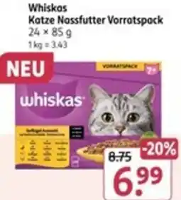 Rossmann Whiskas Katze Nassfutter Vorratspack Angebot