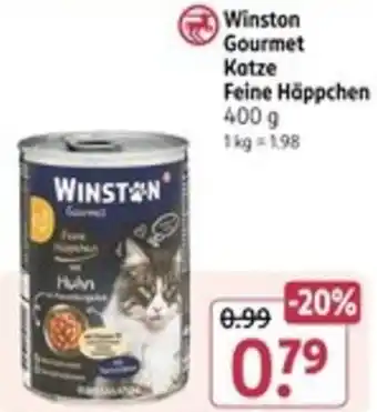 Rossmann Winston Gourmet Katze Feine Häppchen Angebot