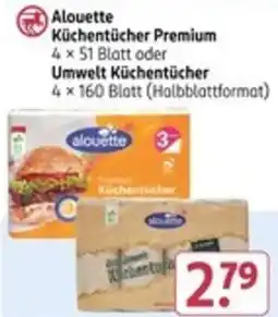 Rossmann Alouette Küchentücher Premium Angebot