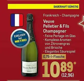 METRO Veuve Pelletier & Fils Champagner Angebot