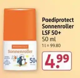 Rossmann Paediprotect Sonnenroller LSF 50+ Angebot