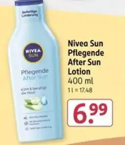 Rossmann Nivea Sun Pflegende After Sun Lotion Angebot