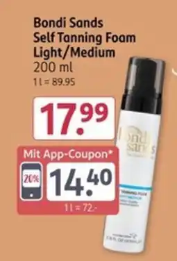Rossmann Bondi Sands Self Tanning Foam Light/Medium Angebot