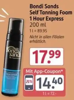 Rossmann Bondi Sands Self Tanning Foam 1 Hour Express Angebot