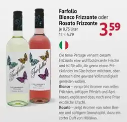 Rossmann Farfalla Bianco Frizzante oder Rosato Frizzante Angebot
