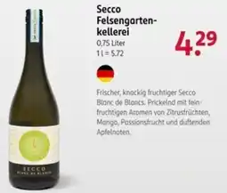 Rossmann Secco Felsengartenkellerei Angebot