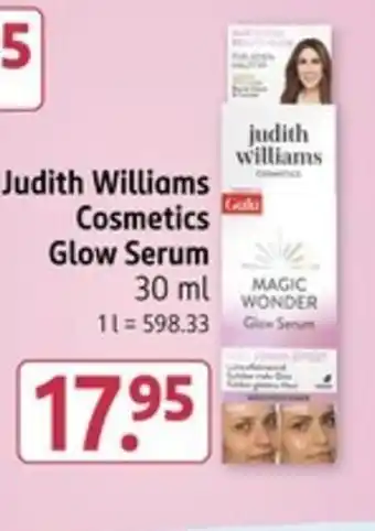 Rossmann Judith Williams Cosmetics Glow Serum Angebot