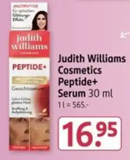 Rossmann Judith Williams Cosmetics Peptide+ Serum Angebot
