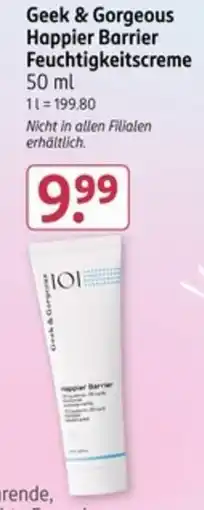 Rossmann Geek & Gorgeous Happier Barrier Feuchtigkeitscreme Angebot