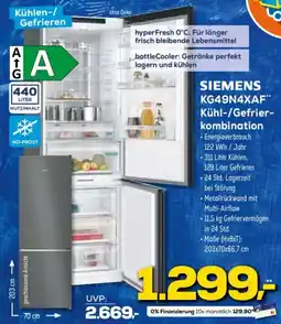 Euronics SIEMENS KG49N4XAF" Kühl-/Gefrier- kombination Angebot