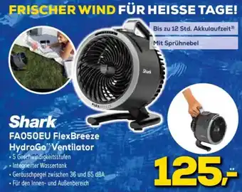 Euronics Shark FA050EU FlexBreeze HydroGo Ventilator Angebot