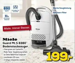 Euronics Miele Guard M1 S 8380" Bodenstaubsauger Angebot
