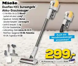 Euronics Miele Duoflex HX1 Sunsetgelb" Akku-Staubsauger Angebot