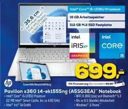 Euronics hp Pavilion x360 14-ek1555ng (A5SG3EA)" Notebook Angebot